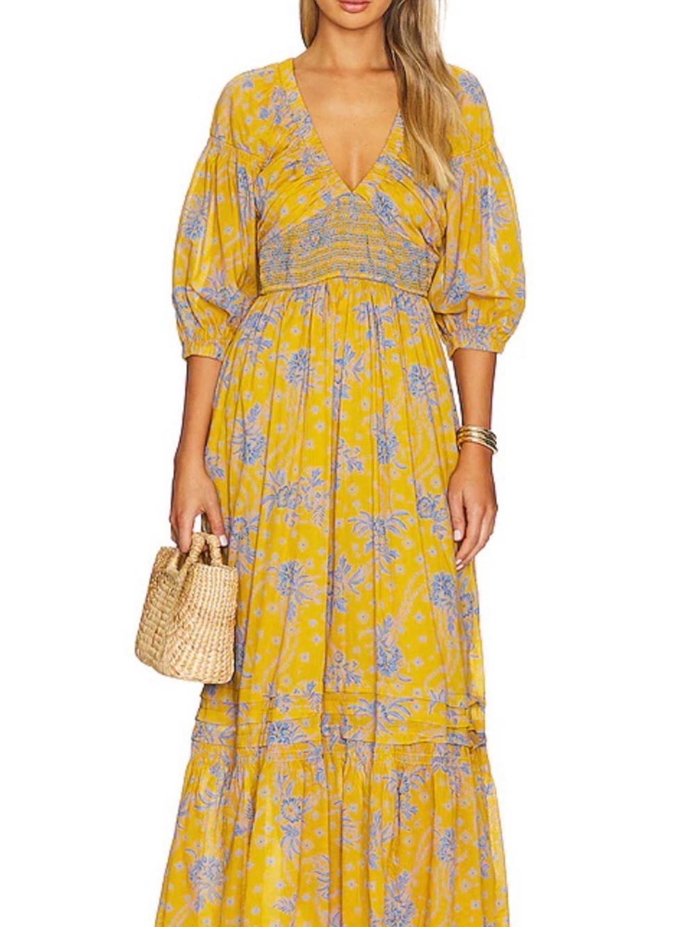 Free People Golden Hour Maxi Dress - Size XS in Egyptian Palm